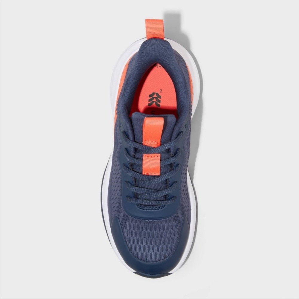 Boys Avery Performance Sneakers-All In Motion Navy Blue New - Picture 3 of 4